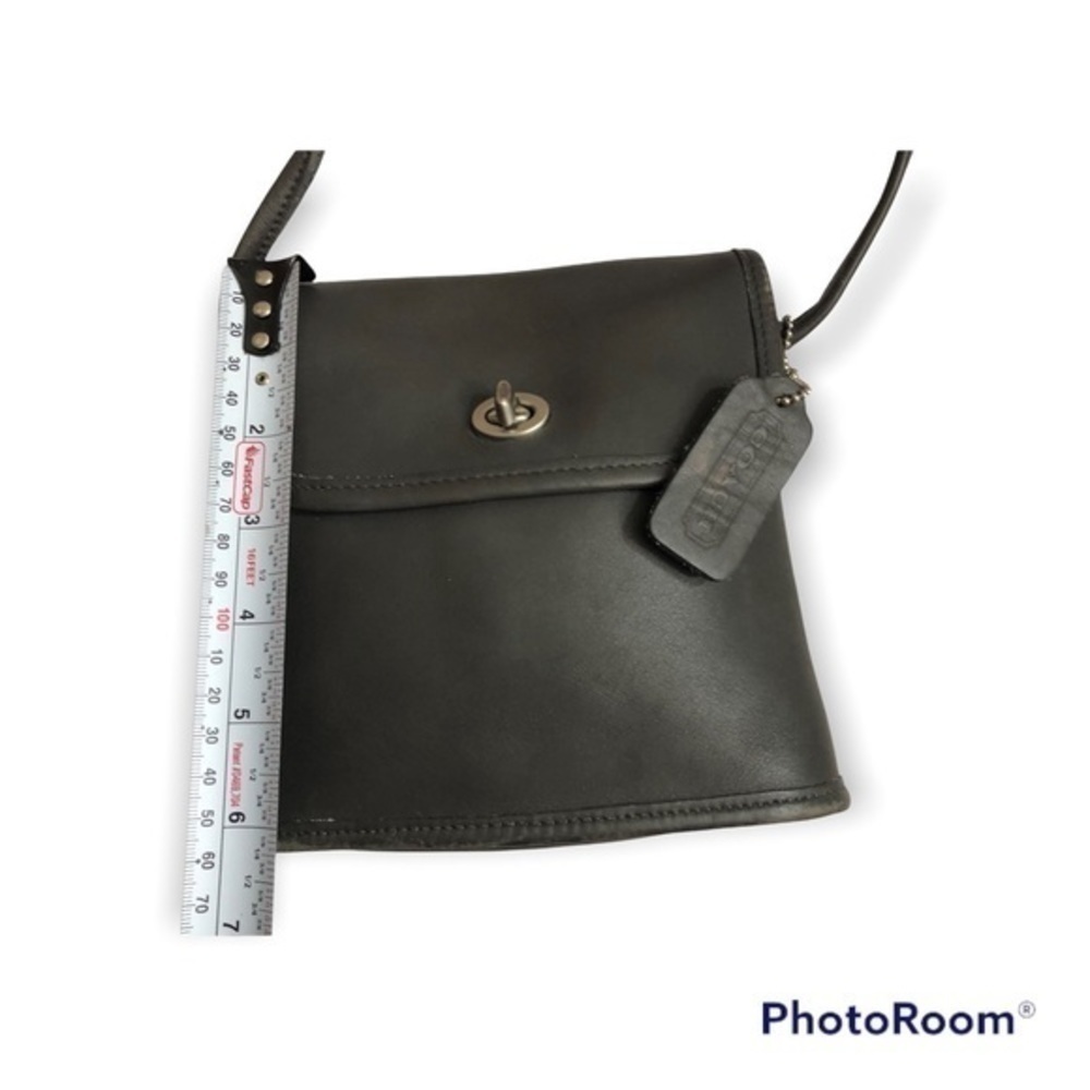 Coach vintage gray leather tango crossbody bag 9049 Costa Rica - Picture 10 of 16